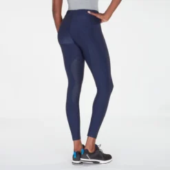 Piper Tights By SmartPak - Knee Patch -Ovatio Horse Shop 26007 navyblackheather bom 0038