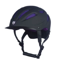 Tipperary Sportage Hybrid Helmet -Ovatio Horse Shop 26009 purple angle