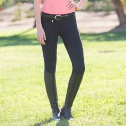 Horze Grand Prix Silicone Grip Full Seat Breech -Ovatio Horse Shop 26193 black model