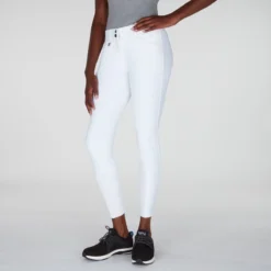 Horze Grand Prix Silicone Grip Full Seat Breech -Ovatio Horse Shop 26193 white bom 0704