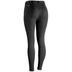 Horze Active Silicone Grip Full Seat Breeches -Ovatio Horse Shop 26195 black