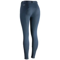 Horze Active Silicone Grip Full Seat Breeches -Ovatio Horse Shop 26195 peacoatblue back