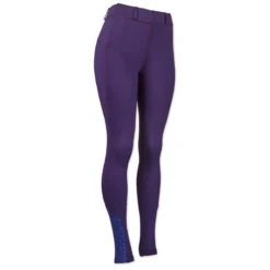 Ovation Aerowick Knee Patch Tight -Ovatio Horse Shop 26270 grape right