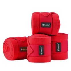 SmartPak Polo Wraps- Pack Of 4 -Ovatio Horse Shop 26302 barnred 1