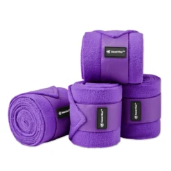 SmartPak Polo Wraps- Pack Of 4 -Ovatio Horse Shop 26302 purple 1