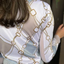 Arista Long Sleeve 1/4 Zip Sun Shirt -Ovatio Horse Shop 26380 argylecitadeltruffle 2