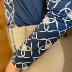 Arista Long Sleeve 1/4 Zip Sun Shirt -Ovatio Horse Shop 26380 luxenavy 3