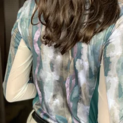 Arista Long Sleeve 1/4 Zip Sun Shirt -Ovatio Horse Shop 26380 tailsverdigris 2