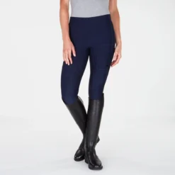 Piper Tights By SmartPak - Full Seat -Ovatio Horse Shop 26497 navyblackheather bom 2355