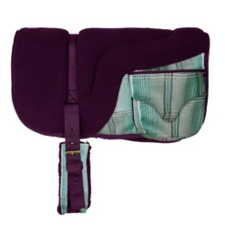 Kensington Fleece Bareback Pad With Pockets -Ovatio Horse Shop 26649 imperialjade 1
