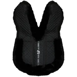 Total Saddle Fit Six Point Wither Freedom Sheepskin Half Pad -Ovatio Horse Shop 28184 black top