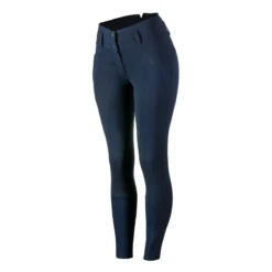 Horze Daniela Women's Silicone Full Seat Breeches -Ovatio Horse Shop 28936 navy front
