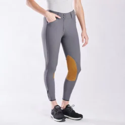 The Tailored Sportsman Vintage Tan Patch Mid Rise Breech -Ovatio Horse Shop 29564 graphite tan patch 5026