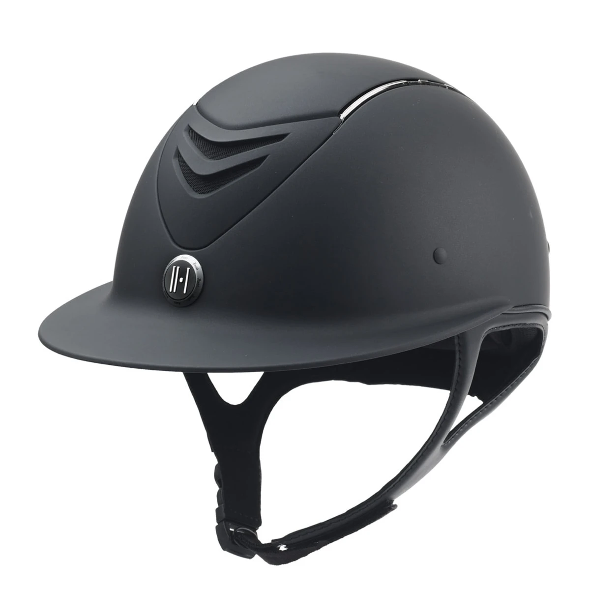 One K Avance Wide Brim Chrome Stripe Helmet 4 One K Avance Wide Brim Chrome Stripe Helmet - Image 4