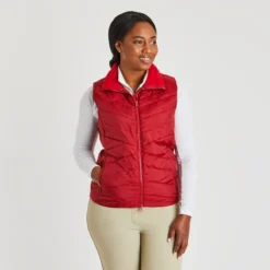 Piper Down Vest By SmartPak - Clearance! -Ovatio Horse Shop 30464 barnred 13584