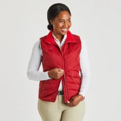 Piper Down Vest By SmartPak - Clearance! -Ovatio Horse Shop 30464 barnred 13615