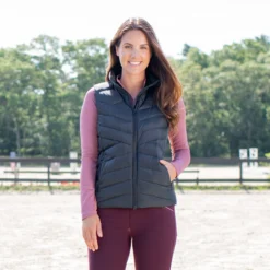 Piper Down Vest By SmartPak -Ovatio Horse Shop 30464 black lifestyle 1
