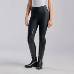 Goode Rider Energy Full Seat Breech -Ovatio Horse Shop 30744 black lepoard 6722