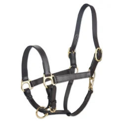 Plymouth&reg; Leather Halter By SmartPak -Ovatio Horse Shop 30763 brown