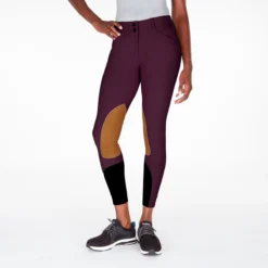 The Tailored Sportsman Low-Rise Hunter/Jumper Boot Sock Breech -Ovatio Horse Shop 30881 boysenberrytan bom 0317