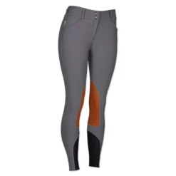 The Tailored Sportsman Low-Rise Hunter/Jumper Boot Sock Breech -Ovatio Horse Shop 30881 titaniumtan right