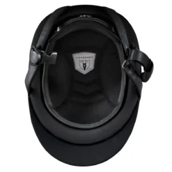 Tipperary Royal Gloss Wide Brim Helmet -Ovatio Horse Shop 30944 black liner 1