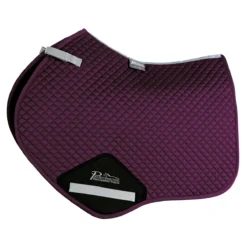 Shires Synthetic Suede Jumping Pad -Ovatio Horse Shop 31107 plum