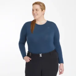 Piper SmartCore™ Long Sleeve Crew Neck Sun Shirt 20 Piper SmartCore™ Long Sleeve Crew Neck Sun Shirt -Ovatio Horse Shop 31290 darkridgeblue 1918