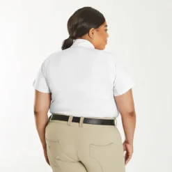 Piper SmartCore&trade; Short Sleeve ¼ Zip Sun Shirt -Ovatio Horse Shop 31292 white 25033