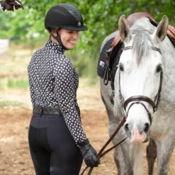 Kerrits Flex Tight 3.0 - Full Seat -Ovatio Horse Shop 31338 black lifestyle 1