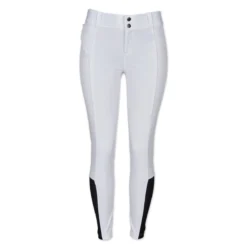 Kerrits Affinity Ice Fil Full Seat Breech -Ovatio Horse Shop 31340 white front