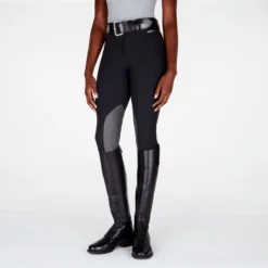 Kerrits Petite Crossover II Knee Patch Breech -Ovatio Horse Shop 31342 black 1 1