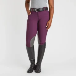 Kerrits Crossover II Knee Patch Breech - Clearance! -Ovatio Horse Shop 31342 raisin 12005