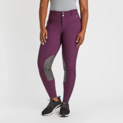 Kerrits Crossover II Knee Patch Breech - Clearance! -Ovatio Horse Shop 31342 raisin 12013