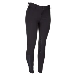 Kerrits Affinity Ice Fil Knee Patch Breech -Ovatio Horse Shop 31343 black right