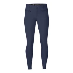 Kerrits Affinity Ice Fil Knee Patch Breech -Ovatio Horse Shop 31343 navy front silo