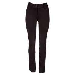 Piper Knit Mid-Rise Boot Cut Breeches By SmartPak - Full Seat -Ovatio Horse Shop 31464 black front