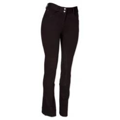 Piper Knit Mid-Rise Boot Cut Breeches By SmartPak - Full Seat -Ovatio Horse Shop 31464 black right
