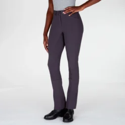 Piper Knit Mid-Rise Boot Cut Breeches By SmartPak - Full Seat -Ovatio Horse Shop 31464 charcoal 3
