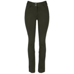 Piper Knit Mid-Rise Boot Cut Breeches By SmartPak - Full Seat -Ovatio Horse Shop 31464 darkolive front