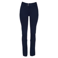 Piper Knit Mid-Rise Boot Cut Breeches By SmartPak - Full Seat -Ovatio Horse Shop 31464 navy front