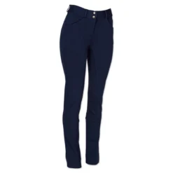Piper Knit Mid-Rise Boot Cut Breeches By SmartPak - Full Seat -Ovatio Horse Shop 31464 navy right