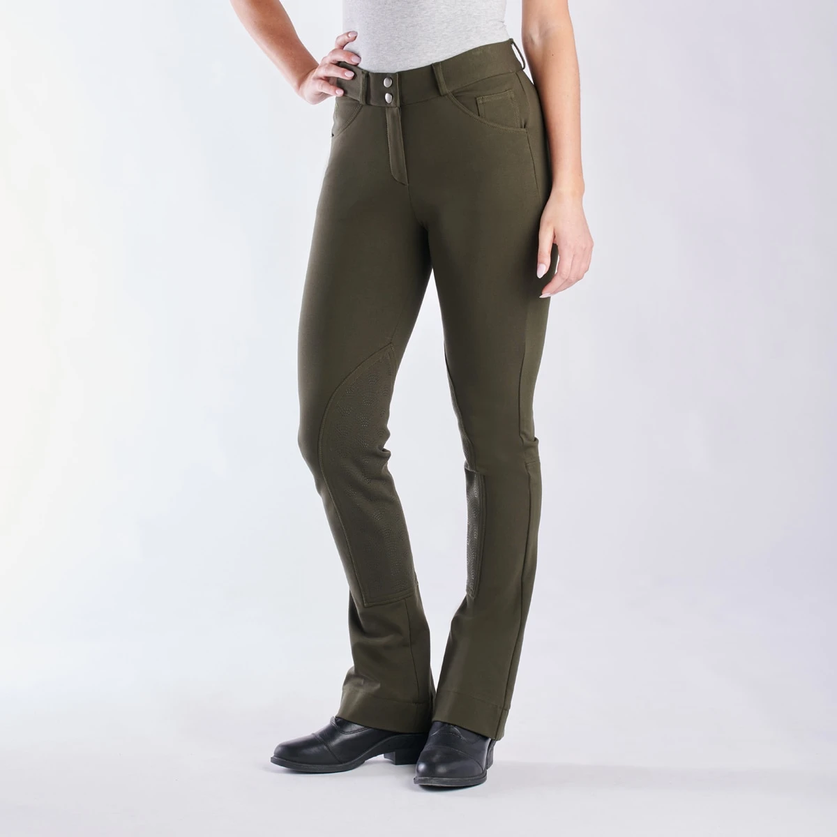 Piper Knit Mid-Rise Boot Cut Breeches By SmartPak - Knee Patch 17 Piper Knit Mid-Rise Boot Cut Breeches By SmartPak - Knee Patch - Image 17