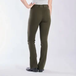 Piper Knit Mid-Rise Boot Cut Breeches By SmartPak - Knee Patch 35 Piper Knit Mid-Rise Boot Cut Breeches By SmartPak - Knee Patch -Ovatio Horse Shop 31466 dark olive 3353