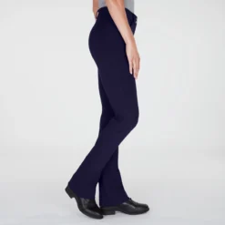 Piper Knit Mid-Rise Boot Cut Breeches By SmartPak - Knee Patch 20 Piper Knit Mid-Rise Boot Cut Breeches By SmartPak - Knee Patch -Ovatio Horse Shop 31466 navy bom 3