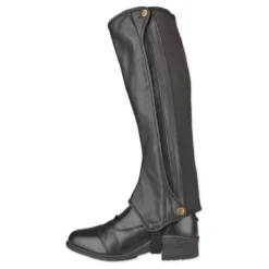 Eliza Leather Side Zip Half Chap By SmartPak