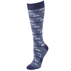 Piper 3-Pack Bamboo Boot Sock -Ovatio Horse Shop 31738 ridgeblue 6110
