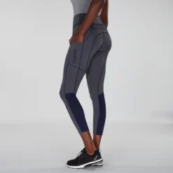 Tredstep Allegro Air Tight Knee Patch Tights -Ovatio Horse Shop 31826 anthracitenavy 4