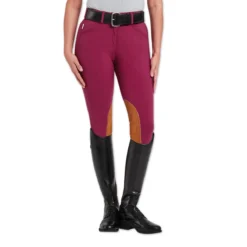 The Tailored Sportsman Mid-Rise Hunter/Jumper Boot Sock Breech -Ovatio Horse Shop 31870 clarettan 1a