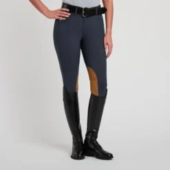 The Tailored Sportsman Mid-Rise Hunter/Jumper Boot Sock Breech -Ovatio Horse Shop 31870 moodybluetan 1